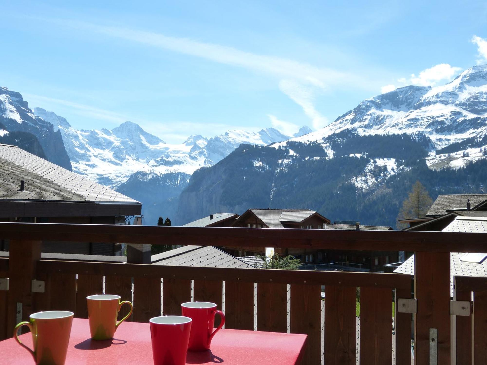 Chalet Bella Vista 6 Wengen Eksteriør billede