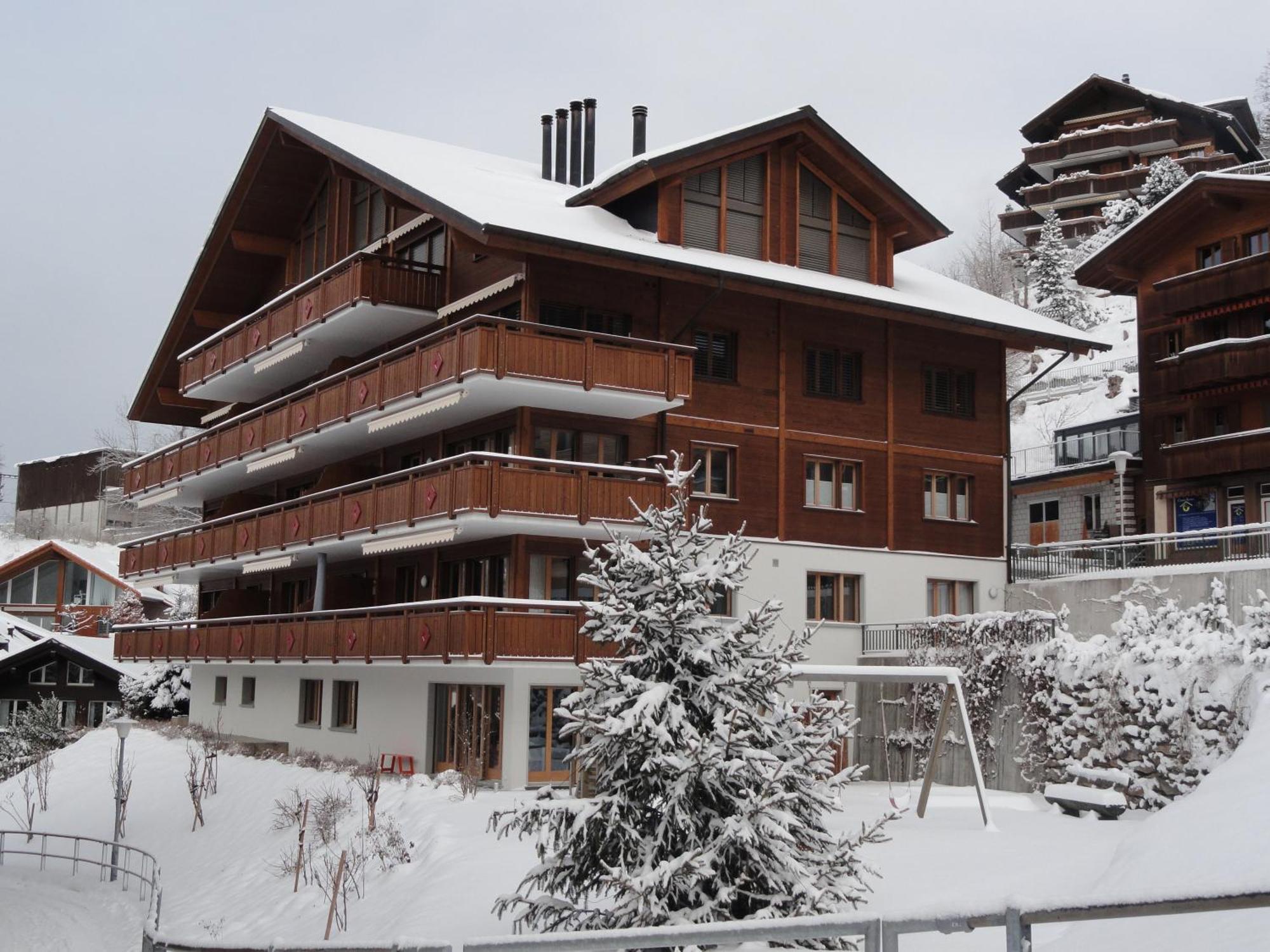 Chalet Bella Vista 6 Wengen Eksteriør billede